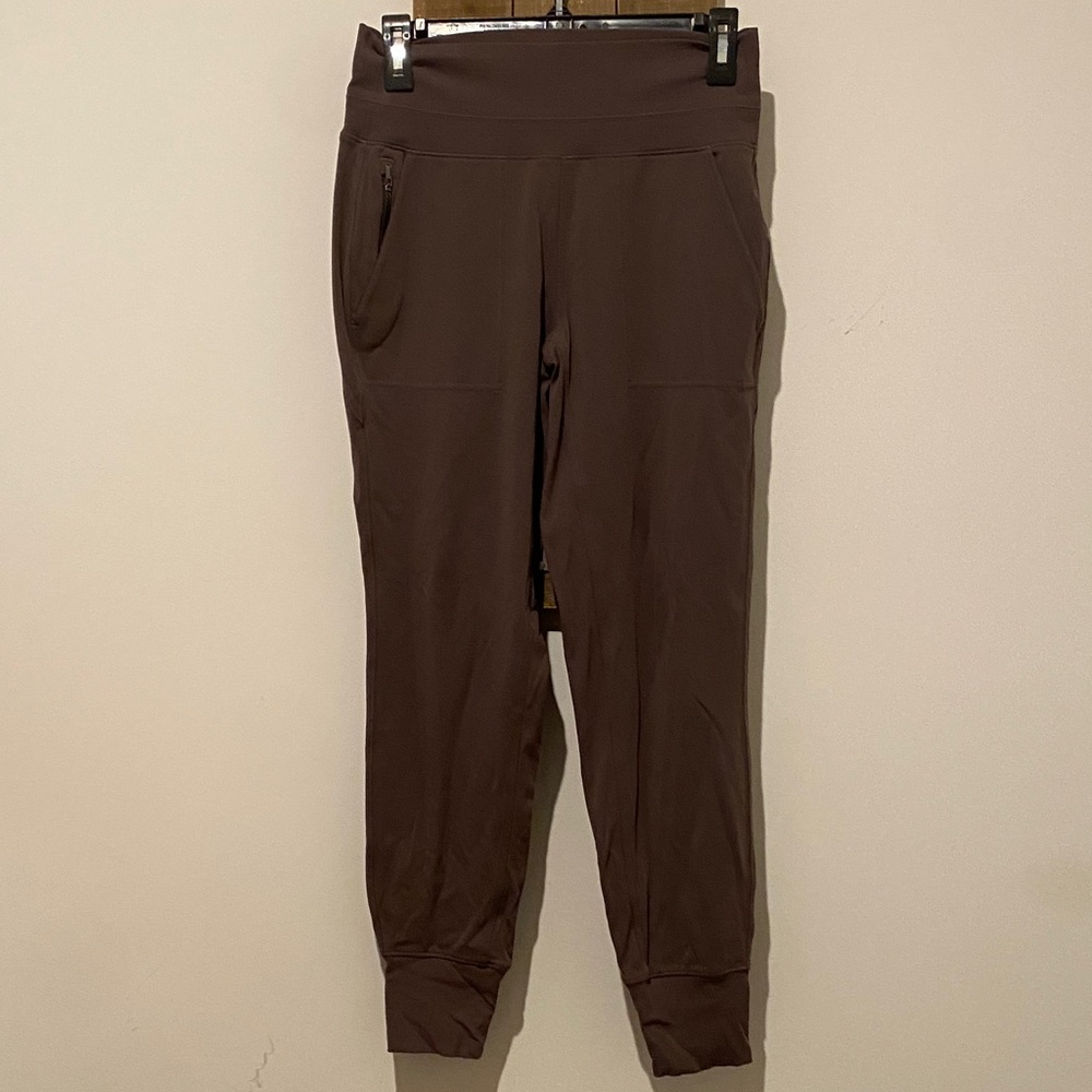 Athleta Gray Jogger Pants with Zipper